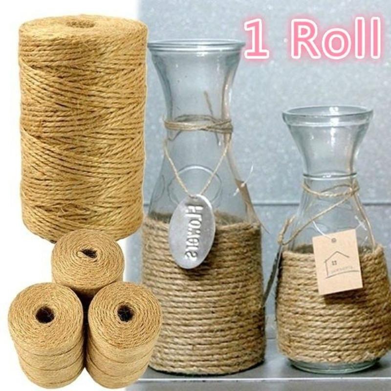 Twine Jute Natural - Jüt Sicim 100M Doğal Sisal 2mm
