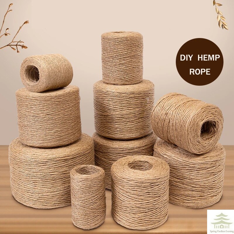 50/100M 2mm Doğal Jüt Halat Şe - Twine Jute Natural incelemesi ve fiyatı