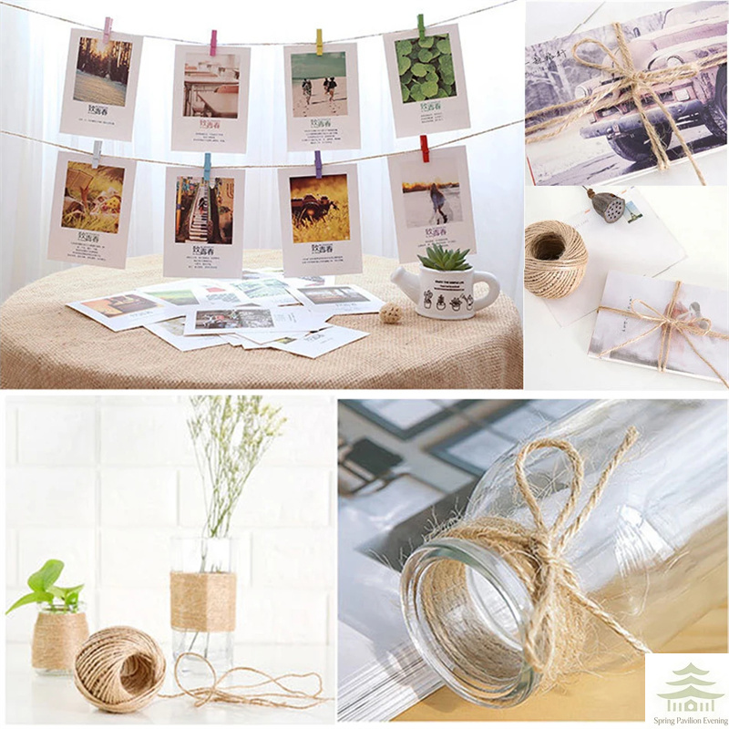 50/100M 2mm Doğal Jüt Halat Şe - Twine Jute Natural incelemesi ve fiyatı