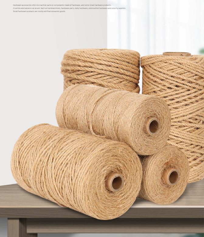100M Doğal Vintage Jüt Halat K - Twine Jute Natural incelemesi ve fiyatı