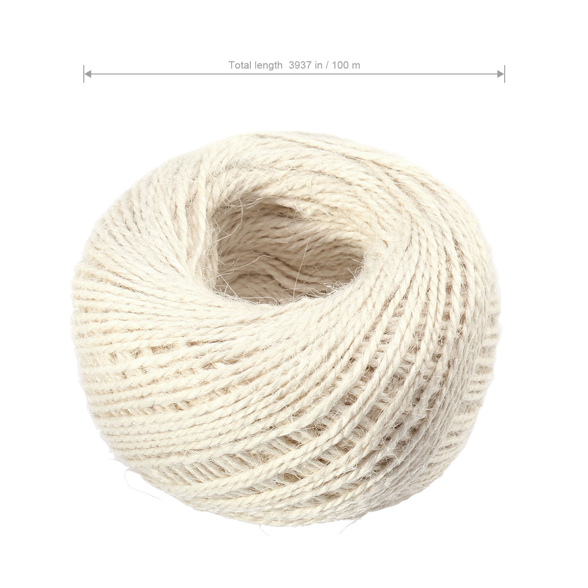 Krem Beyaz Jüt Halat Doğal Sic - Twine Jute Natural incelemesi ve fiyatı