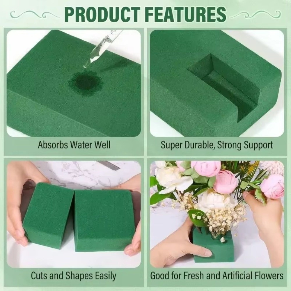 Yeşil Çiçek Aranjmanı Köpük Em - Bouquet Holder Foam incelemesi ve fiyatı